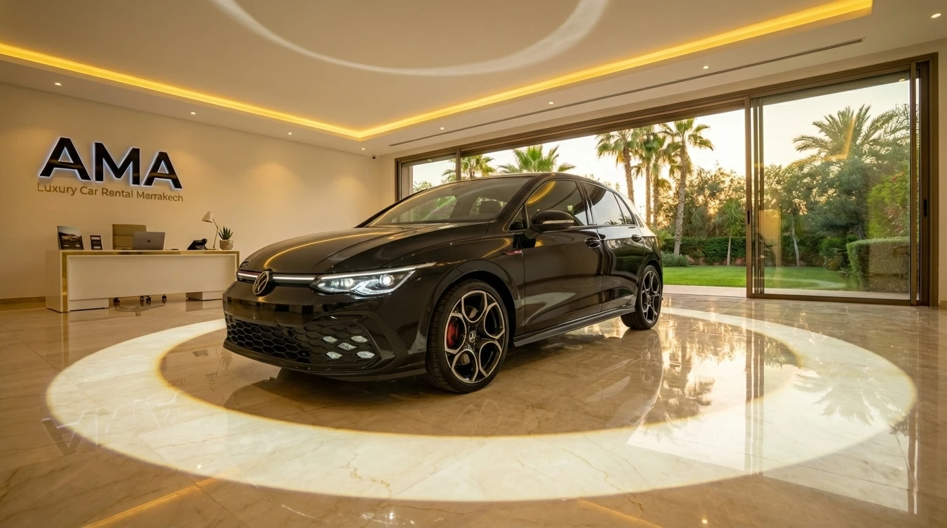 Rent Volkswagen Golf 8 R Marrakech – High-Performance Hot Hatch – No Deposit – Airport Delivery