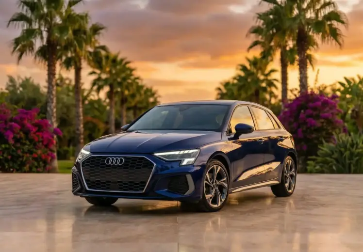 Audi A3 S-Line 2026 – Luxury Compact Car Rental Marrakech Airport RAK