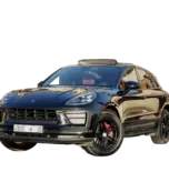 Black Porsche Macan GTS rental car Marrakech Morocco red calipers zero deposit