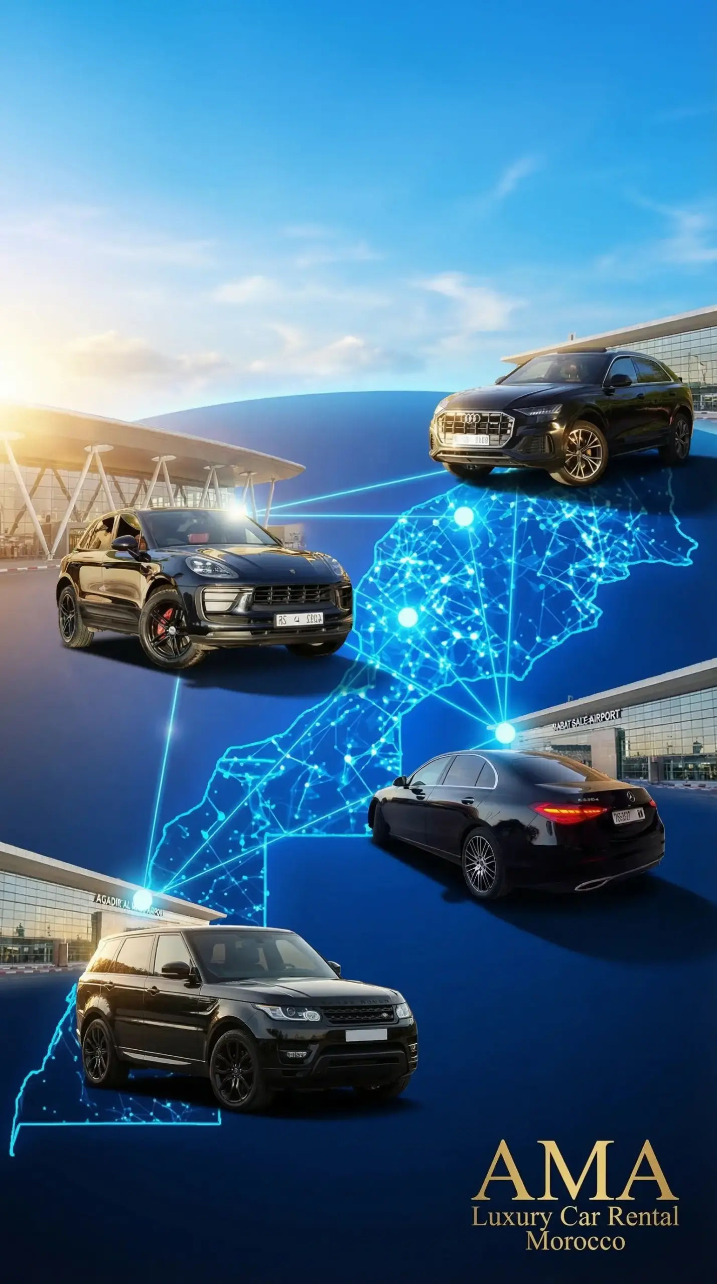 Rent a car Morocco – drive to all destinations from Marrakech unlimited mileage no deposit