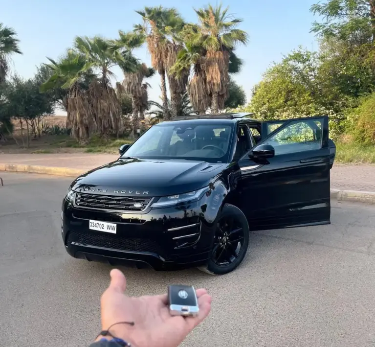 Range Rover Sport rental car Marrakech Morocco airport delivery